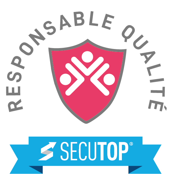 Logo responsable qualité Logo responsable qualité rose