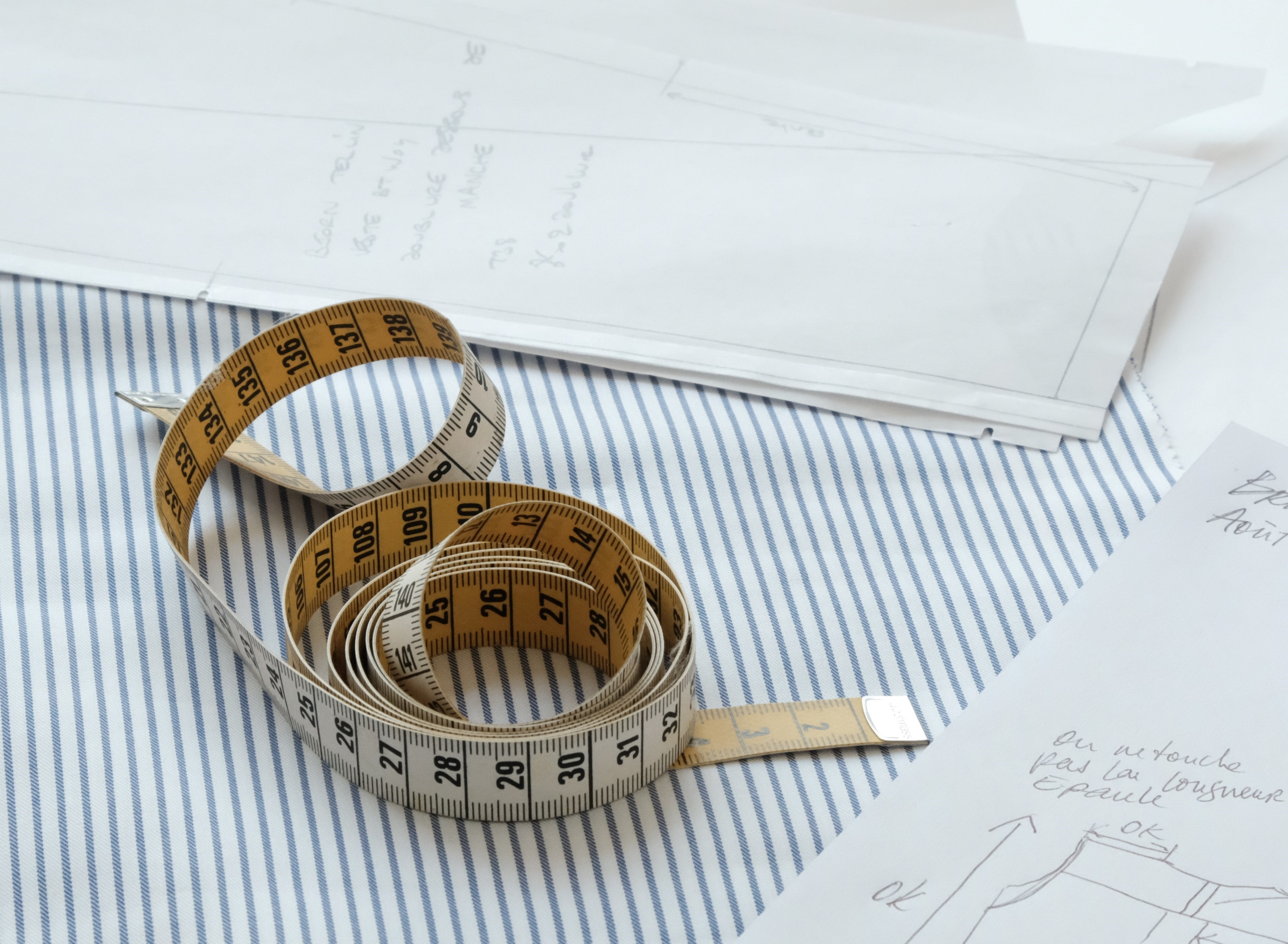 Format sur mesure Format sur mesure : représentation d\'un mètre pour mesurer